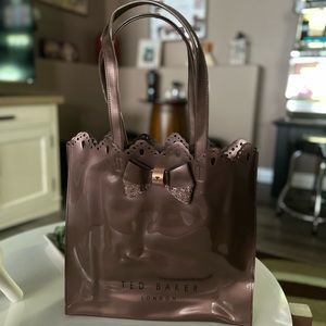 Ted Baker London large tote, bronze